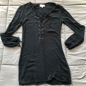 Kendall & Kylie lace up dress small